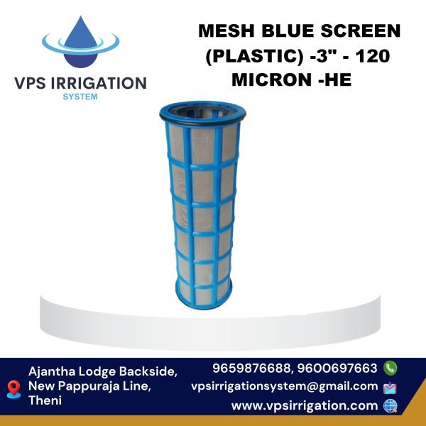 MESH BLUE SCREEN (PLASTIC) -3 – 120 MICRON -HE