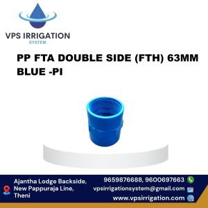 PP FTA DOUBLE SIDE (FTH) 63MM BLUE -PI