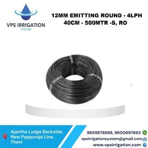 12MM EMITTING ROUND - 4LPH -40CM - 500MTR -S, RO