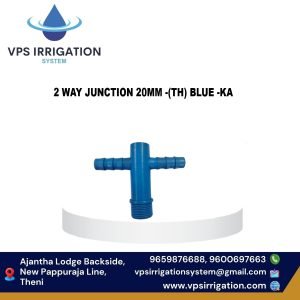 2 WAY JUNCTION 20MM -(TH) BLUE -KA