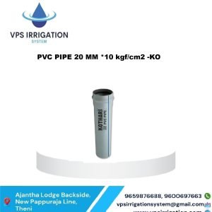 PVC PIPE 20 MM *10 kgf/cm2 -KO
