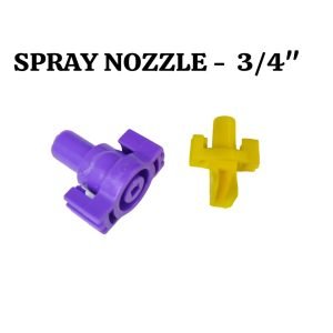 SPRINKLER NOZZLE SPREAD -3/4"- YELLOW -JB