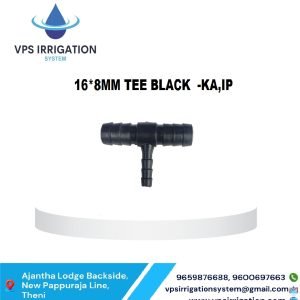 16*8MM TEE BLACK  -KA,IP