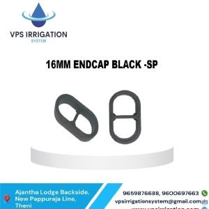 16MM ENDCAP BLACK -SP