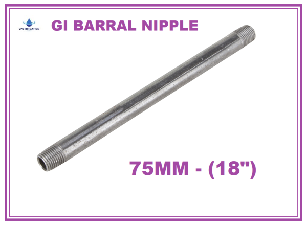 GI BARRAL NIPPLE 75MM