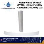 MESH WHITE SCREEN STEEL -2.5 & 3 495MM 120MESH (30M,40M) -JAI