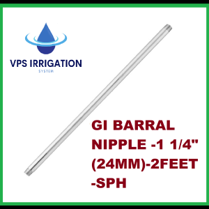 GI BARRAL NIPPLE -40MM -2FEET -SPH