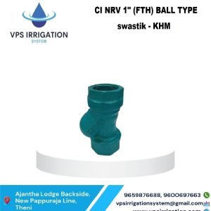 CI NRV 1" (FTH) BALL TYPE swastik - KHM