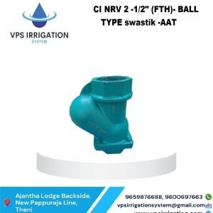 CI NRV 2 -1/2" (FTH)- BALL TYPE swastik -AAT