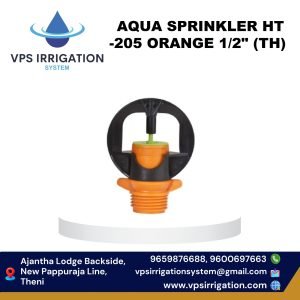 AQUA SPRINKLER HT -205 ORANGE 1/2" (TH) -100 LPH -HARIT