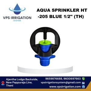 AQUA SPRINKLER HT -205 BLUE 1/2" (TH) -250 LPH -HARIT