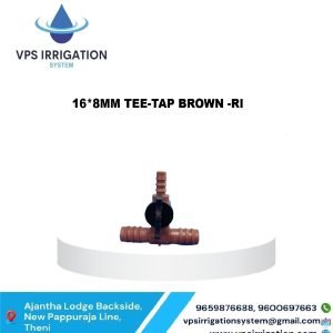 16*8MM TEE-TAP BROWN -RI