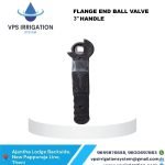 FLANGE END BALL VALVE 3" HANDLE