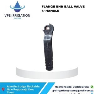 FLANGE END BALL VALVE 4" HANDLE