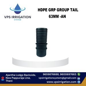 HDPE GRP GROUP TAIL 63MM -AN