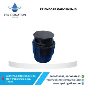 PP ENDCAP CAP-32MM-JB