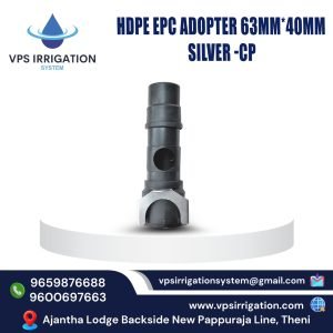 HDPE EPC ADOPTER 63MM*40MM SILVER -CP