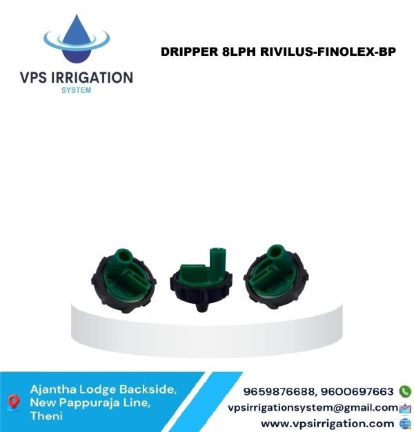 DRIPPER 8LPH RIVILLUS-FINOLEX-BP
