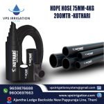 HDPE HOSE 75MM-4KG 200MTR -KOTHARI