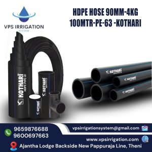 HDPE HOSE 90MM-4KG 100MTR-PE-63 -KOTHARI