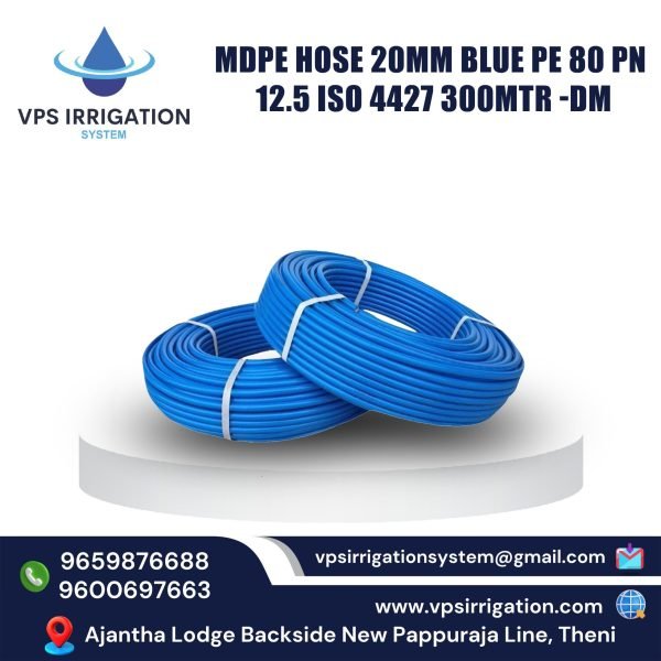MDPE HOSE 20MM BLUE PE
